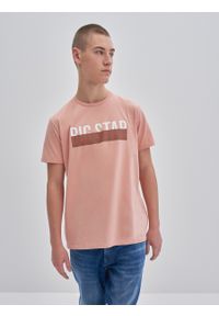 Big-Star - Koszulka męska z wykoŅczeniem stay dry różowa Joffrey 601. Okazja: na co dzień. Kolor: różowy. Materiał: dzianina. Długość rękawa: krótki rękaw. Długość: krótkie. Wzór: nadruk. Styl: casual #4