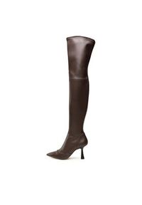 MICHAEL Michael Kors Muszkieterki Clara Boot 40F3CLMB5L Brązowy. Kolor: brązowy. Materiał: skóra #4