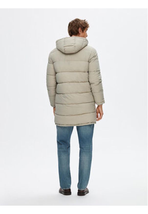 Selected Homme Kurtka zimowa Cooper 16089959 Beżowy Regular Fit. Kolor: beżowy. Materiał: syntetyk. Sezon: zima