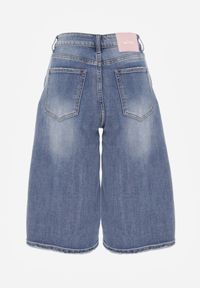 Born2be - Niebieskie Jeansowe Szorty Casual o Kroju Typu Bermudy z Bawełną Pheradia. Okazja: na co dzień. Kolor: niebieski. Materiał: jeans, bawełna. Długość: krótkie. Sezon: lato. Styl: casual #8