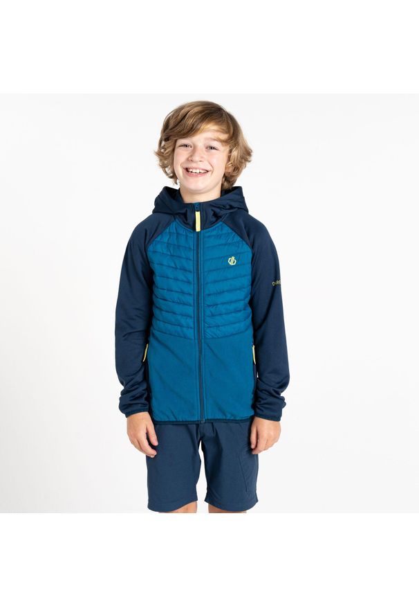 DARE 2B - Kurtka turystyczna hybrydowa dziecięca Switch Out. Kolor: niebieski. Sezon: zima. Sport: narciarstwo