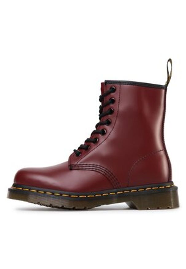 Dr. Martens Glany 1460 Smooth 11822600 Bordowy. Kolor: czerwony. Materiał: skóra