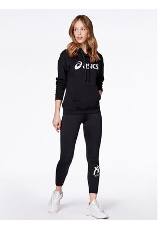 Asics Legginsy Tiger 2032C513 Czarny Slim Fit. Kolor: czarny. Materiał: syntetyk