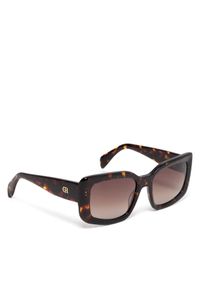 Gino Rossi Okulary przeciwsłoneczne LD81816 Brązowy. Kolor: brązowy