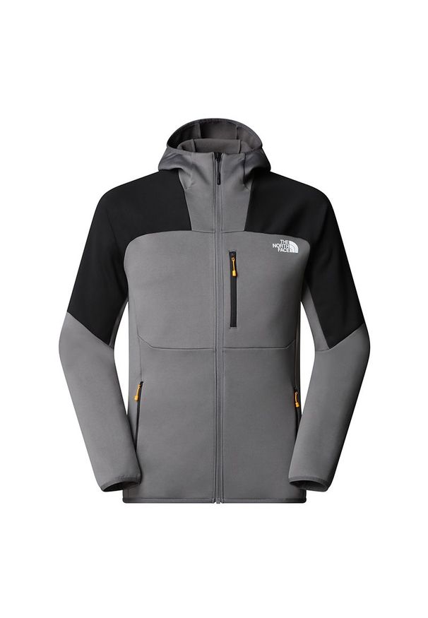 Kurtka męska The North Face Meteora 0A8E1KRPI1 - szara. Typ kołnierza: kaptur. Kolor: szary. Materiał: poliester, dzianina, materiał. Styl: klasyczny, wakacyjny. Sport: wspinaczka