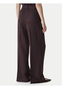 Marella Spodnie materiałowe Adito 2615131221 Brązowy Straight Fit. Kolor: brązowy. Materiał: wiskoza #2