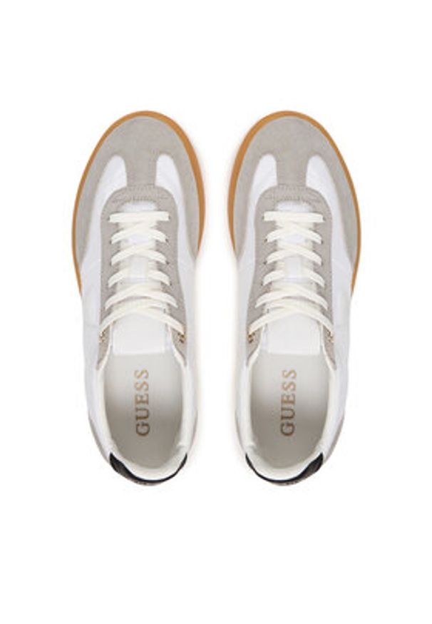 Guess Sneakersy FLPPAR FAB12 Biały. Kolor: biały. Materiał: materiał