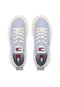 Tommy Jeans Sneakersy Tjw Flatform Chunky Sneaker EN0EN03036 Niebieski. Kolor: niebieski. Materiał: materiał #3