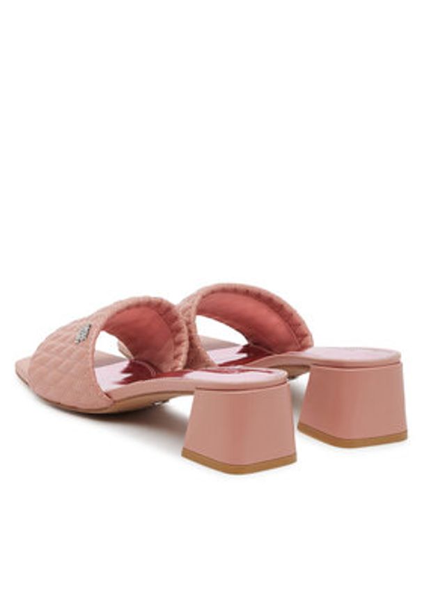 Nine West Klapki S4S96897-01 Różowy. Kolor: różowy. Materiał: materiał, syntetyk