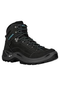 Buty trekkingowe damskie Lowa Renegade Mid Gtx. Wysokość cholewki: za kostkę. Kolor: wielokolorowy, czarny. Materiał: materiał, skóra. Szerokość cholewki: normalna