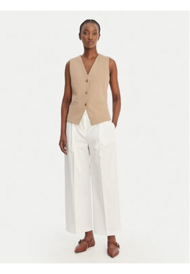 BOSS Kuloty Tulotta 50551913 Biały Relaxed Fit. Kolor: biały. Materiał: bawełna