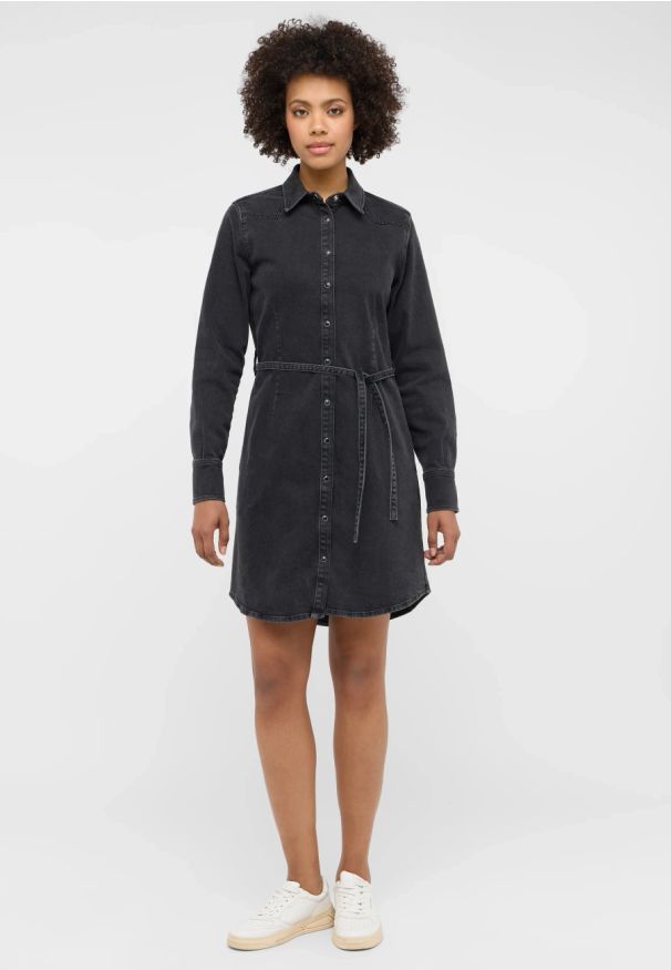 Damska Sukienka Mustang Style Ravenna Dress Denim Black 1016009 4000 801. Materiał: denim