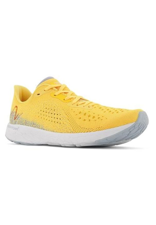 Buty do biegania męskie New Balance Fresh Foam X Tempo V2. Kolor: szary, żółty, wielokolorowy. Materiał: materiał, syntetyk. Szerokość cholewki: normalna. Sport: bieganie