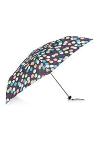 Wittchen - Damski parasol manualny mały. Kolor: niebieski, wielokolorowy, czarny. Materiał: materiał, poliester #1