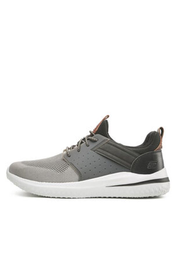 skechers - Skechers Sneakersy Cicada 210238/GYBK Szary. Kolor: szary. Materiał: materiał