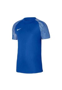 Nike - Męska Koszulka Academy DriFIT. Kolor: niebieski. Sport: turystyka piesza