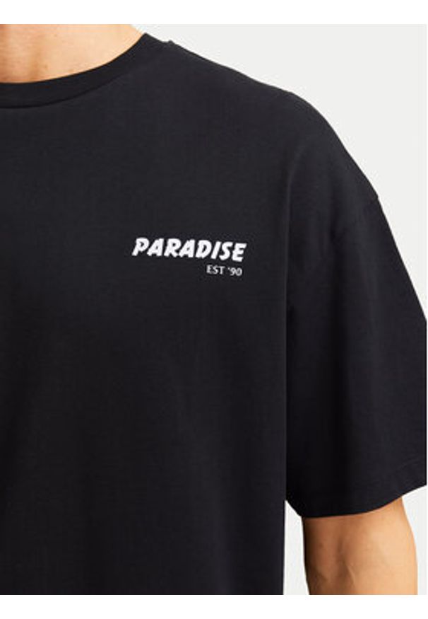 Jack & Jones - Jack&Jones T-Shirt Charge 12269384 Czarny Relaxed Fit. Kolor: czarny. Materiał: bawełna