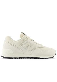 Buty New Balance U574BSB - beżowe. Okazja: na co dzień. Kolor: beżowy. Materiał: guma, skóra, zamsz, materiał, syntetyk. Szerokość cholewki: normalna. Model: New Balance 574
