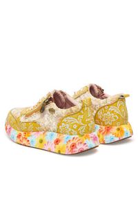 Laura Vita Sneakersy Nikito 62 Żółty. Kolor: żółty. Materiał: skóra #2