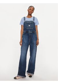 Tommy Jeans Ogrodniczki Daisy DW0DW17291 Niebieski Straight Fit. Kolor: niebieski