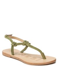 Manebi Sandały Suede Leather Sandals V 2.0 Y0 Khaki. Kolor: brązowy. Materiał: skóra, zamsz #6