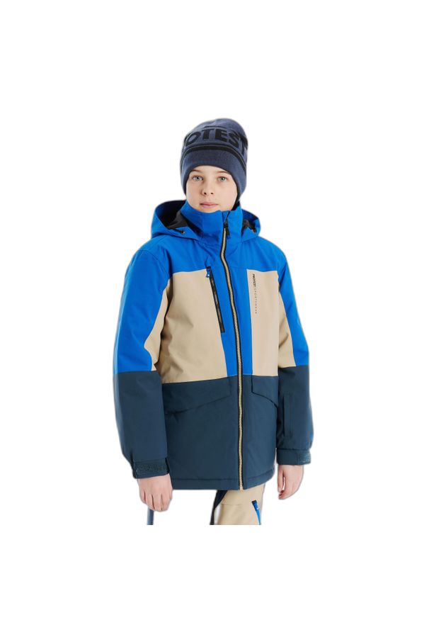 Dziecięca kurtka narciarska Protest Milan. Kolor: niebieski. Sezon: zima. Sport: narciarstwo