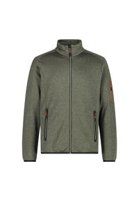 Bluza męska turystyczna CMP 30H5887. Kolor: zielony. Materiał: polar. Sport: turystyka piesza #1