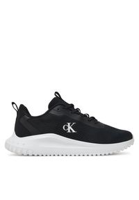 Calvin Klein Jeans Sneakersy Eva Runner Drawstring Mix Mg YW0YW01992 Czarny. Kolor: czarny. Materiał: materiał