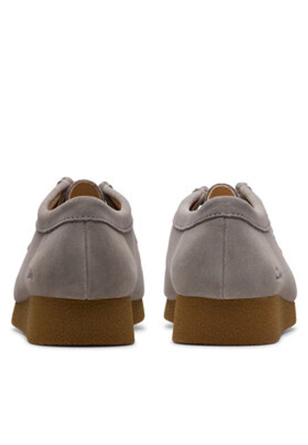 Clarks Półbuty WallabeeEVOSh 26181477 Szary. Kolor: szary. Materiał: zamsz, skóra