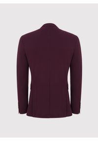 Pako Lorente - PAKO LORENTE – Dzianinowa marynarka w kolorze bordowym. Kolor: czerwony, beżowy. Materiał: dzianina. Sezon: wiosna #10