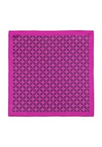 Wittchen - Poszetka z jedwabiu we wzory różowa. Kolor: różowy. Materiał: jedwab. Wzór: gładki #6