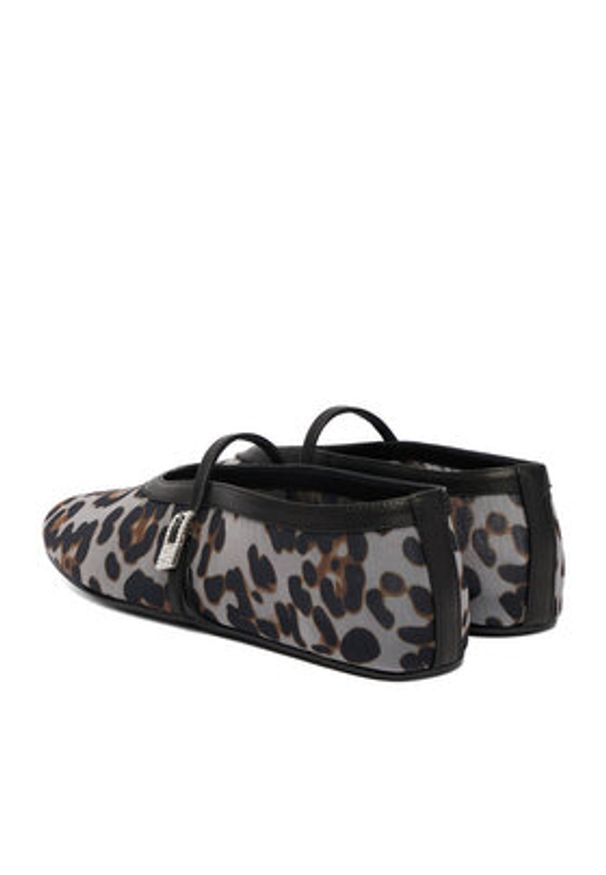 Eva Minge Baleriny EO-STORMI-LT24067-524 Czarny. Kolor: czarny. Materiał: materiał