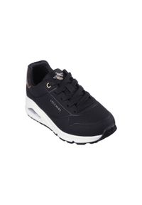 skechers - Kapcie SKECHERS UNO GEN1 Czarny. Kolor: czarny. Materiał: syntetyk, tkanina. Model: Skechers Sport. Sport: turystyka piesza