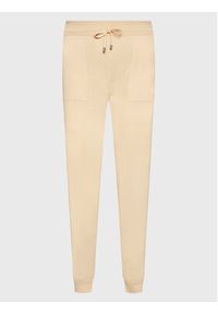 United Colors of Benetton - United Colors Of Benetton Spodnie dresowe 113CDF004 Beżowy Relaxed Fit. Kolor: beżowy. Materiał: bawełna