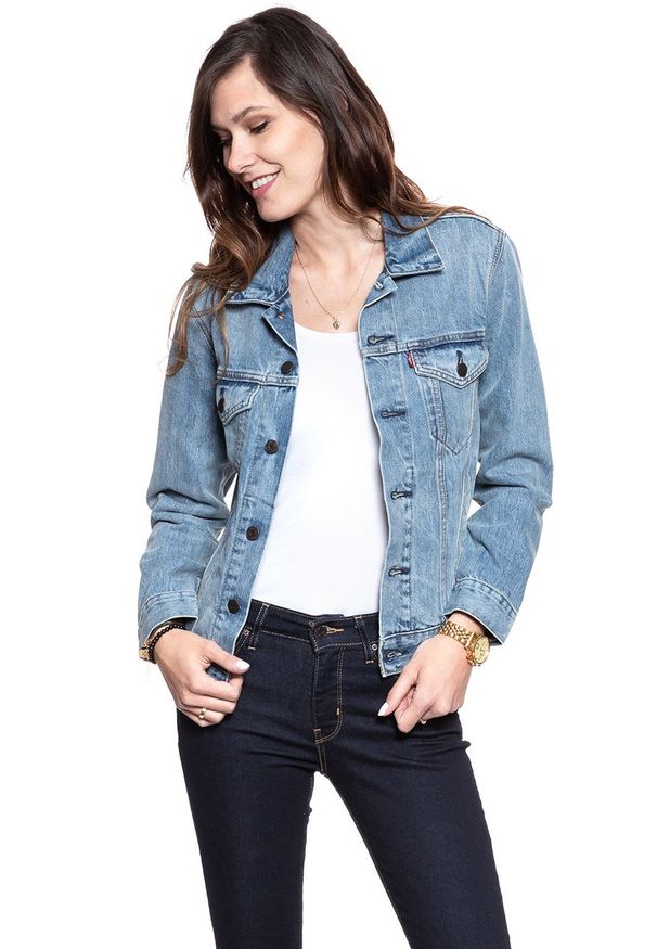 Levi's® - DAMSKA KURTKA JEANSOWA LEVI’S Trucker Jeans 723340146. Materiał: jeans