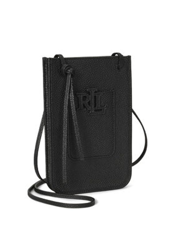 Lauren Ralph Lauren - LAUREN RALPH LAUREN Torebka 432966780001 Czarny. Kolor: czarny. Materiał: skórzane