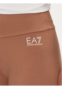 EA7 Emporio Armani Szorty sportowe 3DTS53 TJ01Z 1731 Brązowy Regular Fit. Kolor: brązowy. Materiał: bawełna #5