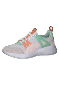 Buty sportowe damskie Puma Nuage Run Cage. Kolor: wielokolorowy, biały, różowy. Sport: bieganie #1