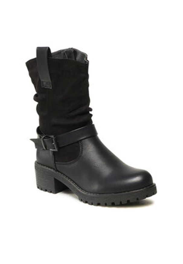 Clara Barson Botki WS1128-46 Czarny. Kolor: czarny. Materiał: materiał