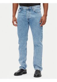 Pepe Jeans Jeansy PM207394 Niebieski Straight Fit. Kolor: niebieski
