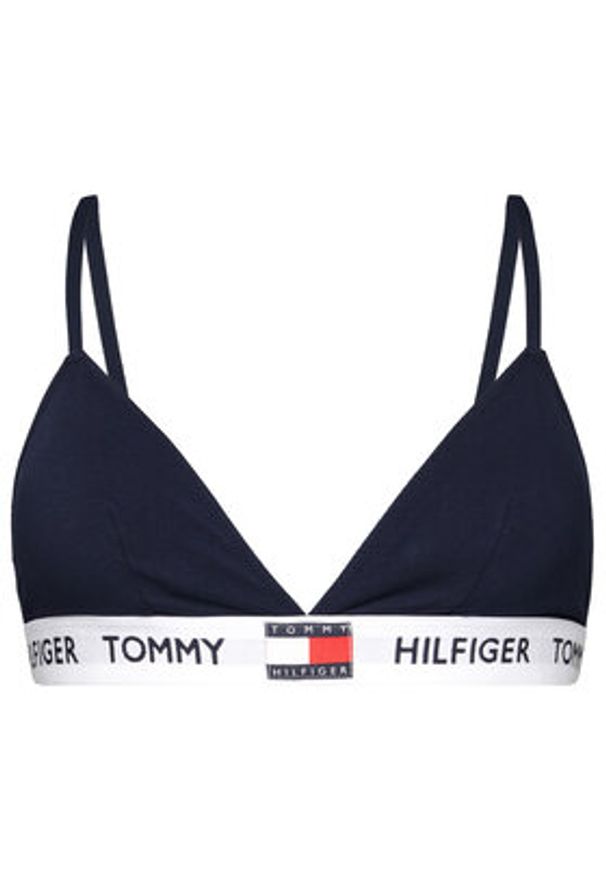 TOMMY HILFIGER - Tommy Hilfiger Biustonosz braletka UW0UW02243 Granatowy. Kolor: niebieski. Materiał: bawełna