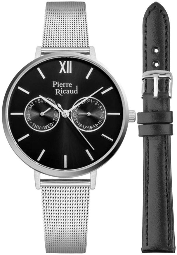 Zegarek Pierre Ricaud Zegarek damski Pierre Ricaud P22110.5164QF-SET srebrny. Kolor: srebrny
