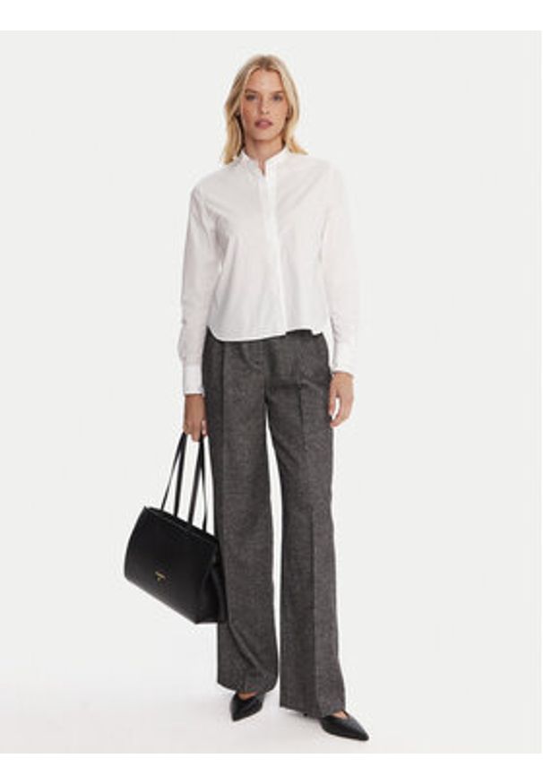 BOSS Koszula Bertyna 50543684 Biały Regular Fit. Kolor: biały. Materiał: bawełna