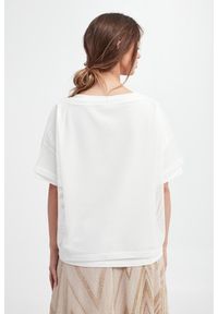 Liu Jo - T-shirt z siatką damski LIU JO