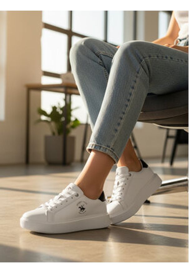 Beverly Hills Polo Club Sneakersy CEO-V12-712 Biały. Kolor: biały. Materiał: materiał, syntetyk