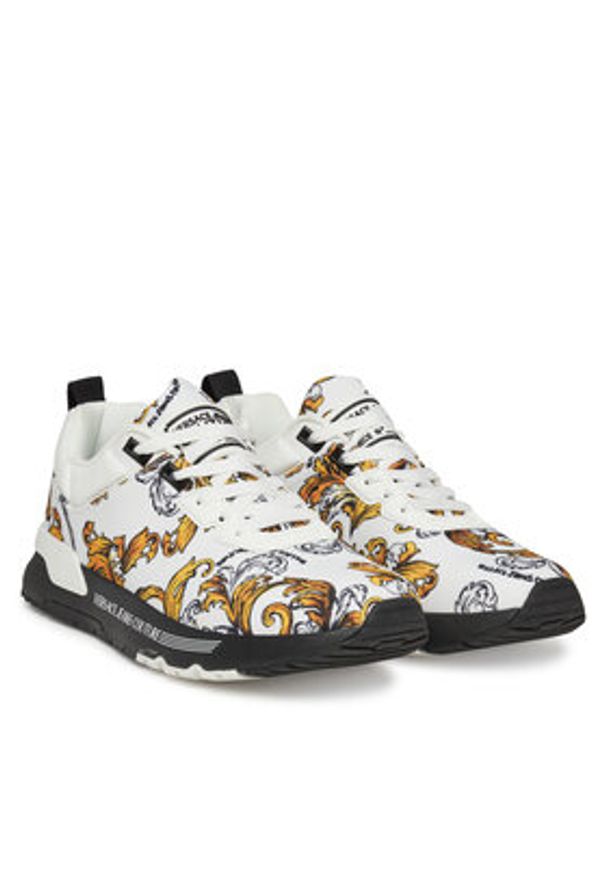 Versace Jeans Couture Sneakersy 78YA3SA1 Biały. Kolor: biały. Materiał: materiał
