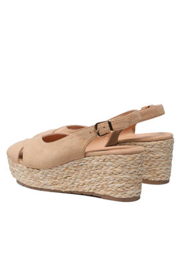 Jenny Fairy Espadryle TS5249-01 Beżowy. Kolor: beżowy. Materiał: materiał