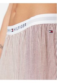 TOMMY HILFIGER - Tommy Hilfiger Spodnie piżamowe UW0UW04151 Beżowy Regular Fit. Kolor: beżowy. Materiał: wiskoza