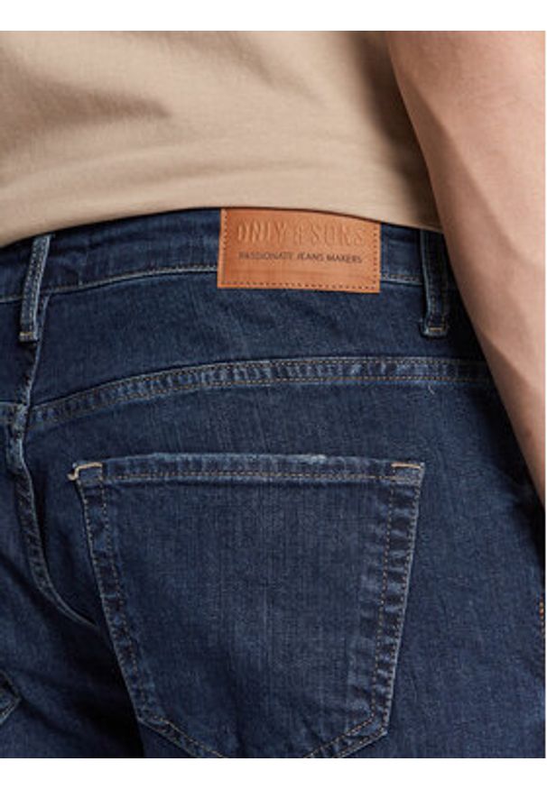 Only & Sons Jeansy Loom 22024514 Granatowy Slim Fit. Kolor: niebieski