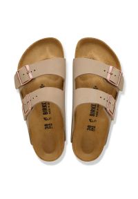 Birkenstock - BIRKENSTOCK ARIZONA LEOI TABACCO BROWN Klapki męskie. Okazja: na co dzień, na spacer, do pracy. Kolor: brązowy. Sport: turystyka piesza #2